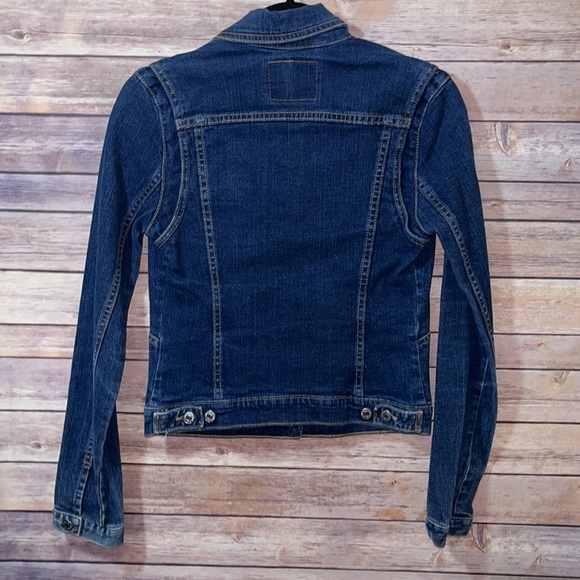 Levi's Denim Jacket Size S Juniors  G3 - Picture 6 of 7